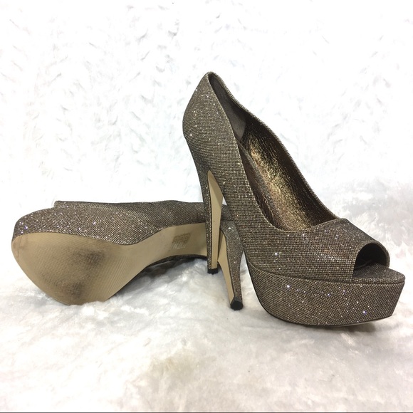 Aldo Sparkling Platform Heels Euro Size 41 - Picture 3 of 6